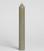 Rustic Taper Candle Linen Grey