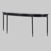Large Black Metal Curved console image