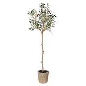 Potted Faux Olive Tree