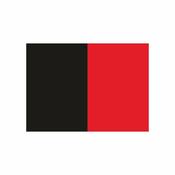 GAA Pitch Flags Set (28) with Flexi Poles (including bag) - Black / Red