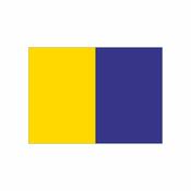 GAA Pitch Flags Set (28) with Flexi Poles (including bag) - Gold/Royal Blue