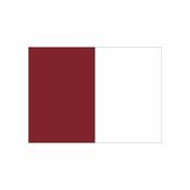 GAA Pitch Flags Set (28) with Rigid Poles (including bag) - Maroon/White