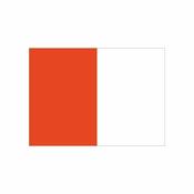 GAA Pitch Flags Set (28) (Flags Only) - Orange/White