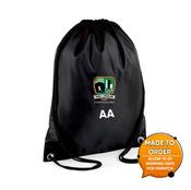 Millstreet Camogie - Rapid Black Drawstring Bag