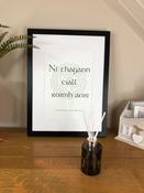 Irish Proverb Ní Thagann Ciall Roimh Aois Irish Themed Poster Irish Print