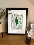 Irish Dancer Irish Themed Poster Irish Print Wall Art