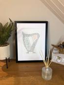For The Craic Harp Sayings Irish Themed Poster Wall Art Irish Print