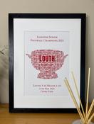 Leinster Senior Football Champions 2025 Louth Delaney Cup Irish Themed GAA Word
