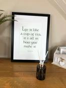Irish Proverb Life Is Like A Cuppa Irish Themed Poster Wall Art Irish Print