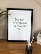 Irish Proverb Níl Aon Tintean Irish Themed Poster Wall Art Irish Print