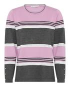 Micha Striped Two Tone Top