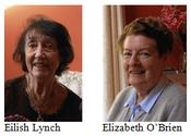 Eilish Lynch (b. 1932) and her cousin Elizabeth O’Brien (b. 1937)