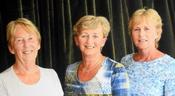 Patricia O’Callaghan (b.1943), Emma McKeon (b.1949) and Jacinta Leech (b. 1957)