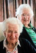 Dora Benson  (b. 1917) and Joss Barkman (b. 1921)