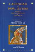 Calendar of Papal Letters, Vol. 17: Part 1: 1492–1503: Alexander VI, Lateran Registers Part II (1495–1503) image