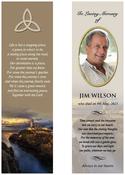 Irish / Celtic Memorial Bookmark - Code BMI018 image