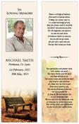 Nature / Scenic Memorial Bookmark - Code BMN004 image