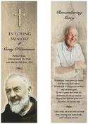 Religious Memorial Bookmark - Code BMR014