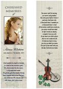 Irish / Celtic Memorial Bookmark - Code BMI007 image