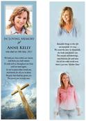 Religious Memorial Bookmark - Code BMR007
