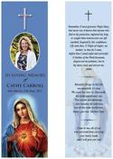 Religious Memorial Bookmark - Code BMR009