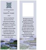 Irish / Celtic Memorial Bookmark - Code BMI017 image