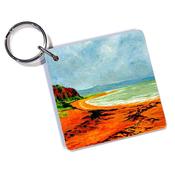 Key Ring Wooden Rathmullan Beach