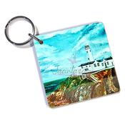Key Ring Wooden Fanad Lighthouse, C.o.Donegal, Ireland image