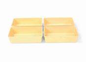 Four Cream Half Trays image