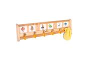 6 Welcome Wall Pegs with Lables image