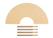 MultiTable, horse shoe, 163 cm, age 4-14+, seats up to 5
