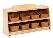 Craft Shelf 4 with Totes