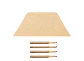 MultiTable, trapezoidal, 76 x 152 cm, age 2-8, seats up to 5