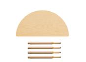MultiTable, half round, 112 x 56 cm, age 4-14+, seats up to 3