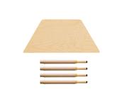 MultiTable, trapezoidal, 56 x 112 cm, age 4-14+, seats up to 3