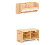 Premium Wall Cubbies and Bench Set (66cm)