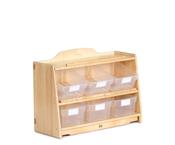 Craft shelf 3 with totes