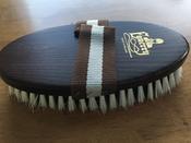 Large Horse Body Brush with Wooden Base image