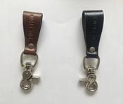 Black or Brown Leather Key Holders attaches to Belt image