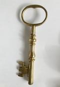 Large Solid Brass Ornamental Key