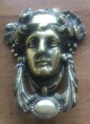 Heavy Solid Brass Medusa Door Knocker image