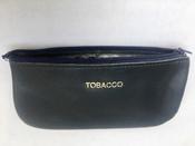 Black Lined Leather Tobacco Pouch image