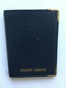 Navy Leather Credit Card Holder image