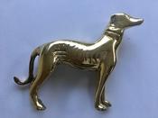 Solid Brass Greyhound