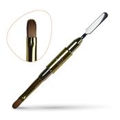 AcryGel gold double side brush