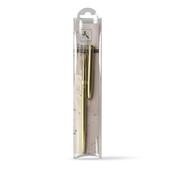 Long ombre brush gold