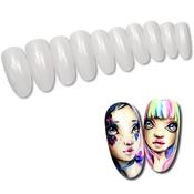 Nail Art Tips Oval 0-9 Size / 500pcs image
