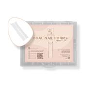 Dual Nail Form - Square XL | 120 pcs Reusable Tips for Nail Extensions image