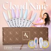 Cloud Nine Box - 8 Pastel Gel Polishes + 2 Aurora Pigments FREE