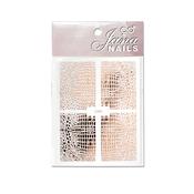 Nail stickers animal print No. 1 / rose gold